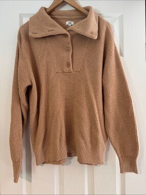 aerie Waffle-Knit Cowl Sweater